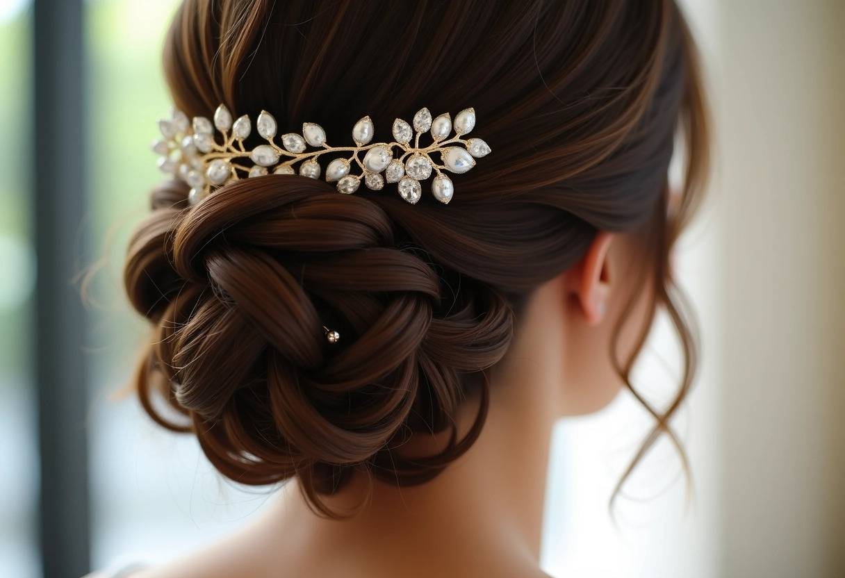 chignon mariage